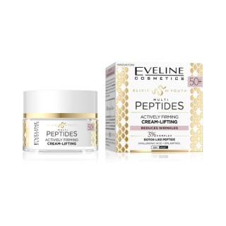 Eveline Elixir of Youth Multipeptides Actief Verstevigende Liftende Crème 50+ 50 ml