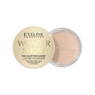 Eveline Wonder Show Maxi Glam Poudre Libre Illuminatrice Visage et Corps 6 g