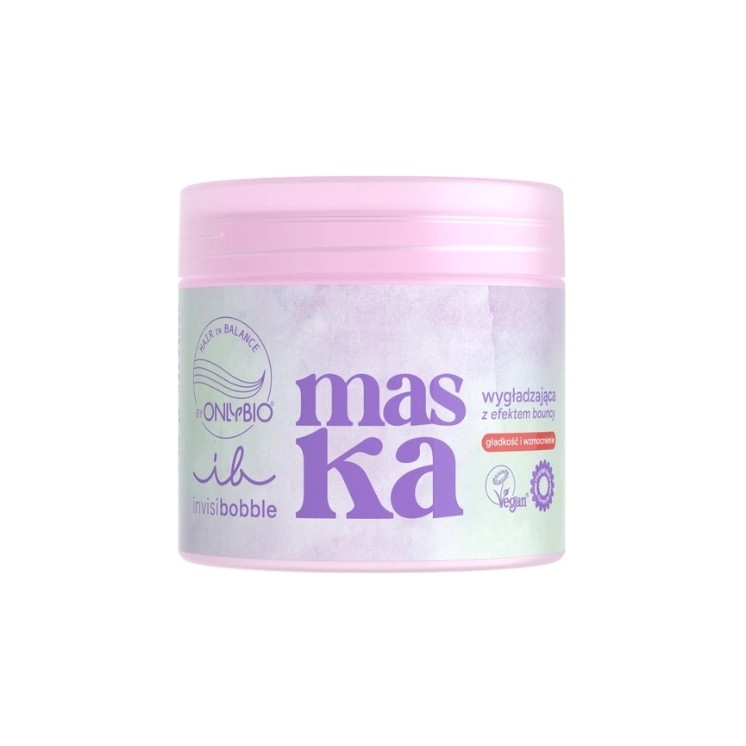 OnlyBio x Invisibobble Hair in Balance Glättende Haarmaske mit Sprungkrafteffekt 280 ml