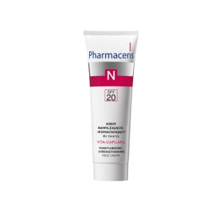 Зволожувальний та зміцнюючий крем для обличчя Pharmaceris N Vita -Capilaril SPF20 50 мл