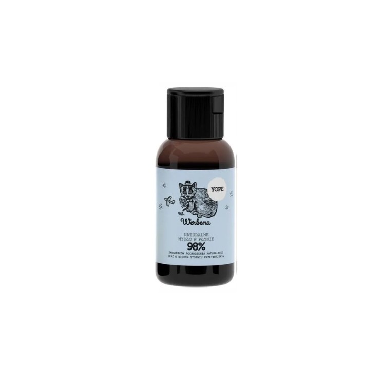 YOPE natürliche flüssige Handseife Verbena Mini 40 ml