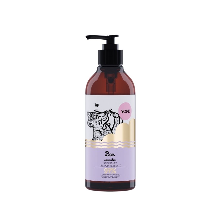 YOPE Natural Shower Gel Lilac and Vanilla 400 ml