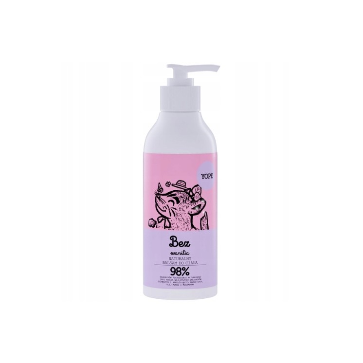 YOPE Natuurlijke Body Balm Lila en Vanille 300 ml
