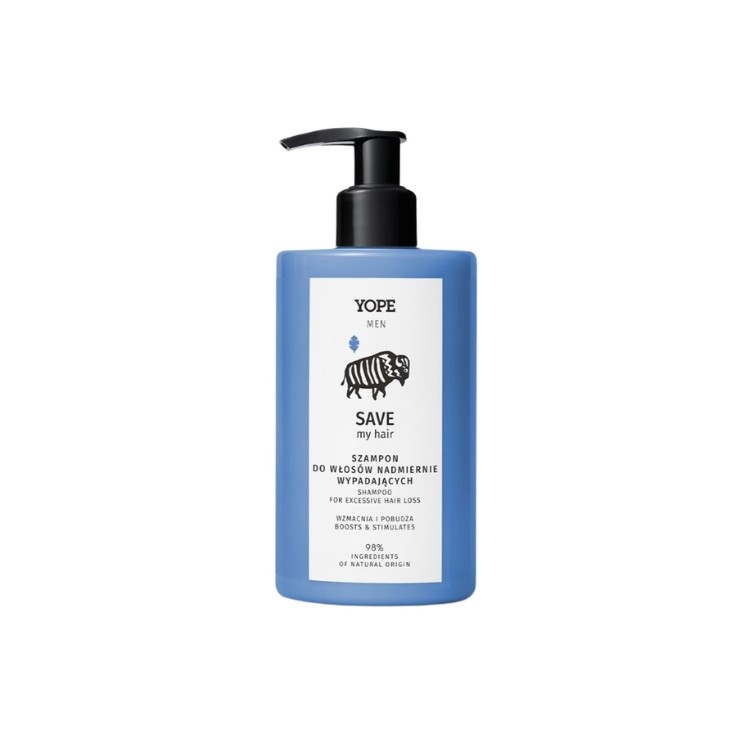 YOPE Men Safe My Hair Shampoo voor overmatig haarverlies 300 ml