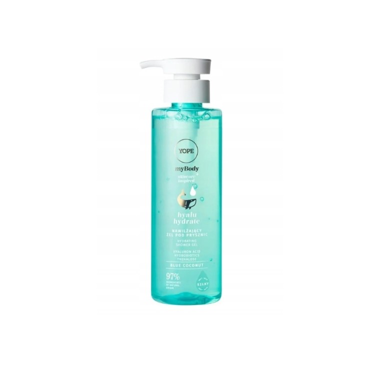 YOPE myBODY Hyalu Hydrate Зволожувальний гель для душу Blue Coconut 300 мл
