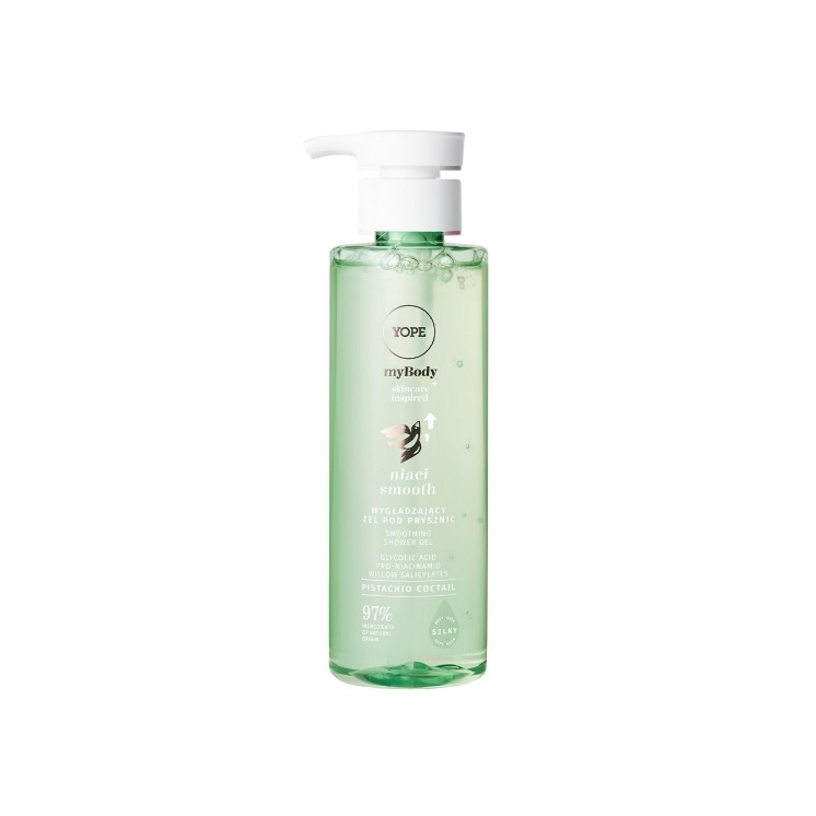 YOPE myBODY Niaci Smooth Розгладжуючий гель для душу Pistachio коктейль 300 мл