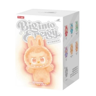 LABUBU Original Plush Pendant Pop Mart Labubu The Monsters Big Into Energy Series + QR Code 1 pc