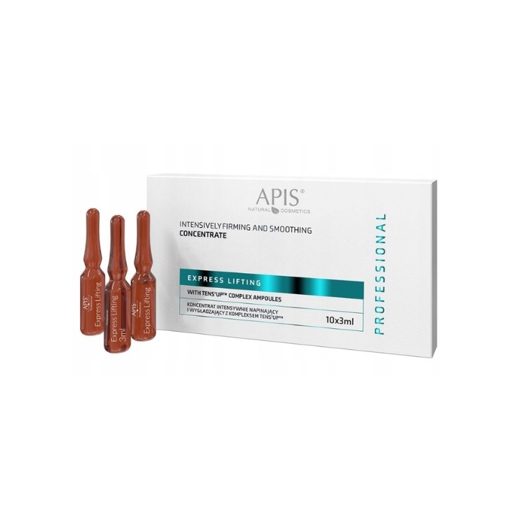 Apis Express Lifting Ampoules visage raffermissantes et lissantes intensément 10 x 3 ml