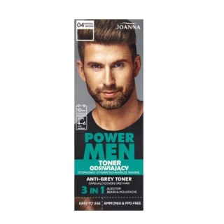 Joanna POWER MEN Refreshing Toner /04/ Natural Brown 80 g