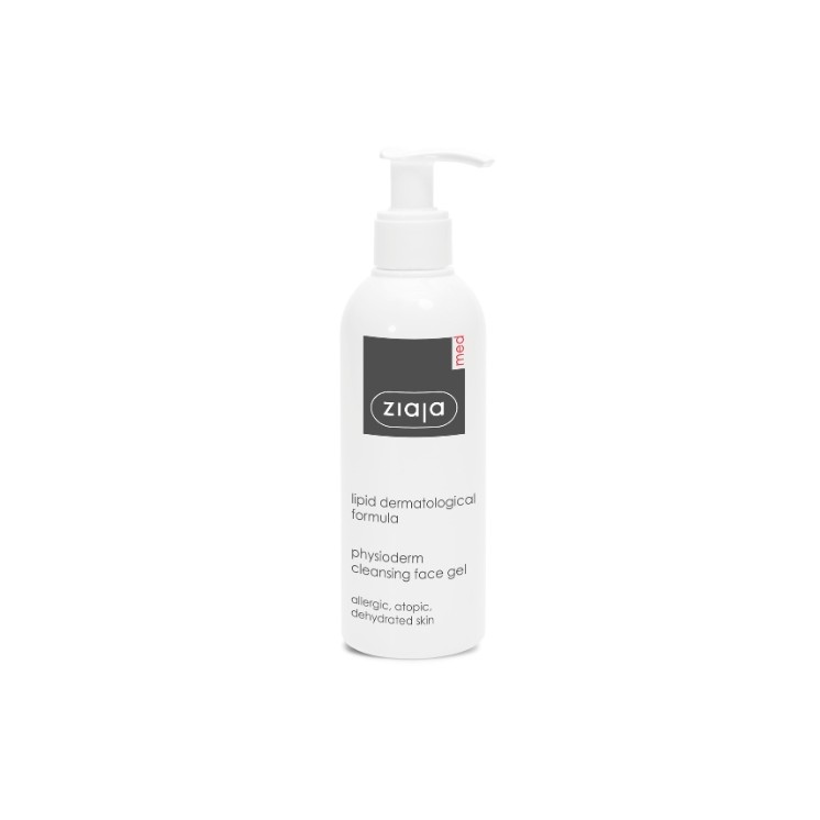 Ziaja Med Lipid Treatment Cleansing Face Wash Gel for Atopic/Allergic Skin 200 ml