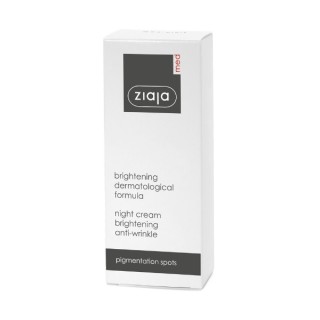 Нічний крем для обличчя проти зморшок Ziaja Med Whitening Treatment 50 мл