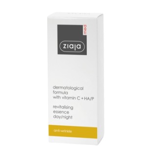 Відновлююча есенція для обличчя Ziaja Med Vitamin C + HA/P Treatment для дня та ночі 30 мл