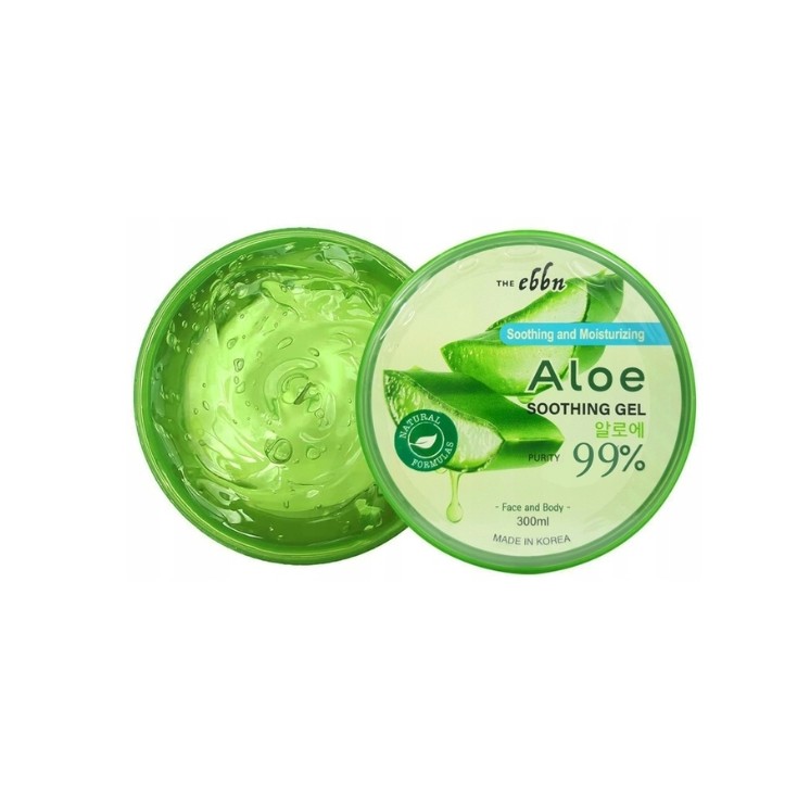 De Ebbn Aloe Gezicht en Lichaamsgel 99% Aloë 300 ml