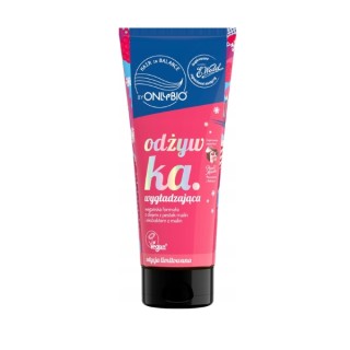 OnlyBio Hair in Balance x Wedel Smoothing Hair Conditioner Ptasie Mleczko Mascarpone with Raspberries 200 ml