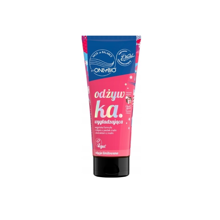 OnlyBio Hair in Balance x Wedel Gladmakende Haarconditioner Ptasie Mleczko Mascarpone met Frambozen 200 ml