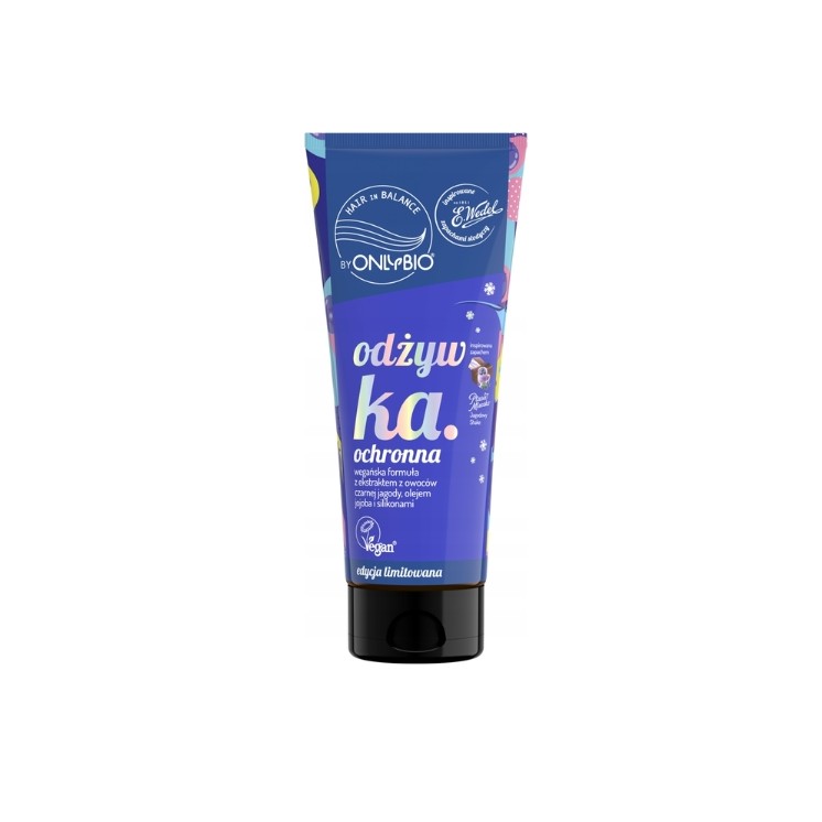OnlyBio Hair in Balance x Wedel Beschermende Haarconditioner Ptasie Mleczko Berry Shake 200 ml