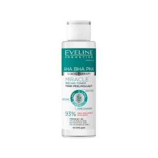 Пілінг-тонік для обличчя Eveline 3xAcid AHA BHA PHA Miracle 110 мл