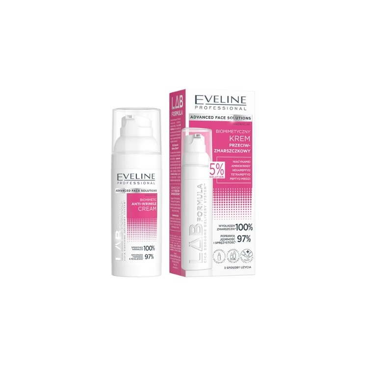 Crème Visage Anti-Rides Biomimétique Eveline Lab Formula 50 ml
