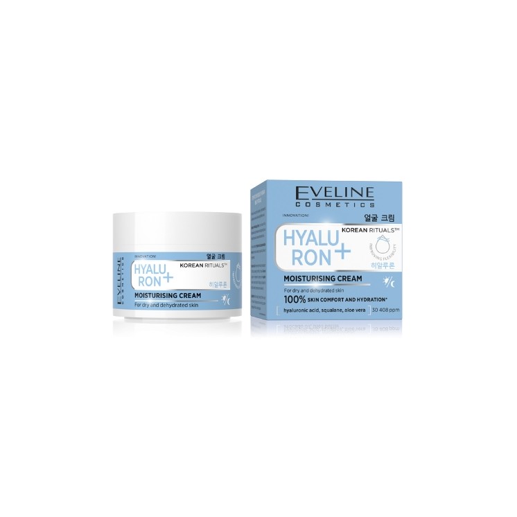 Зволожувальний крем для обличчя Eveline Korean Rituals Hyaluron + 50 мл
