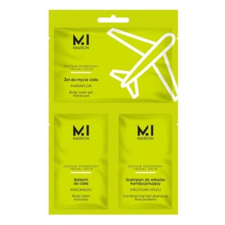 Marion Travel Pack : гель для душу + лосьйон для тіла + шампунь для волосся (30-06-2026)