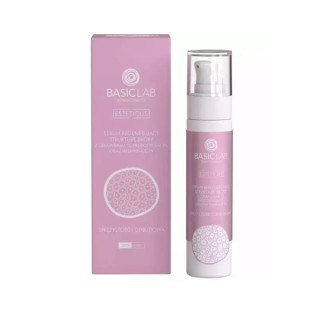 Sérum visage BasicLab Esteticus, régénérant structure cutanée, céramides 1% et probiotiques 2% 50 ml