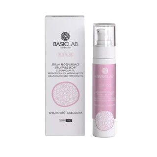 BasicLab Esteticus Gesichtsserum Regenerierende Hautstruktur Ceramide 1% und Peptidkomplex 5 % 50 ml