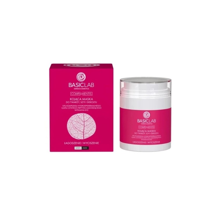 BasicLab Complementis Soothing Mask for Face, Neck and Décolleté 50 ml