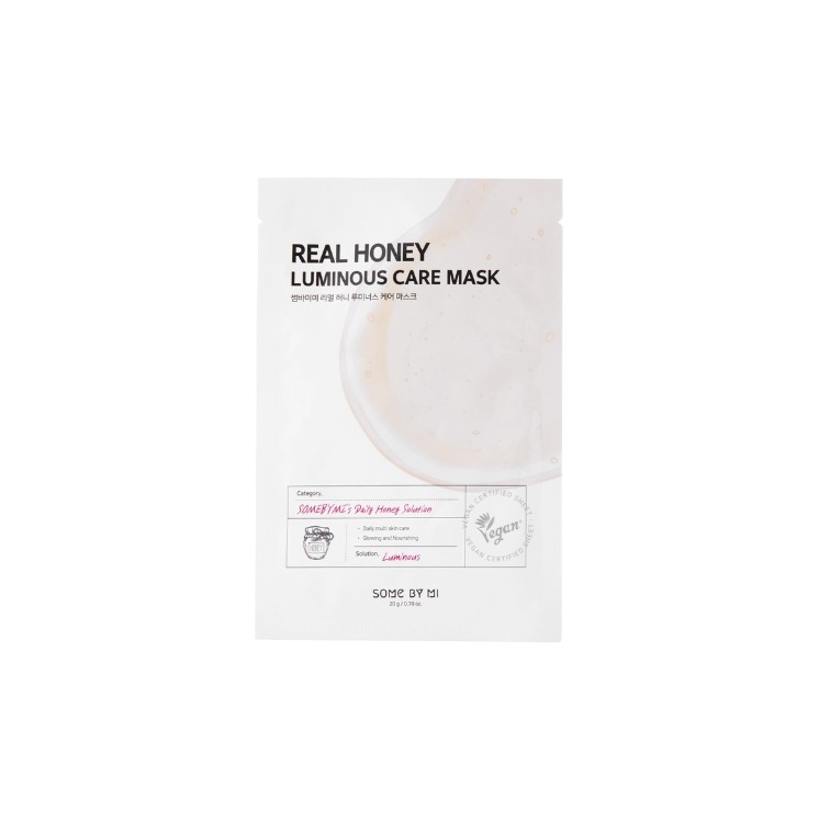 Some By Mi Real Honey Illuminating Face Sheet Mask 20g