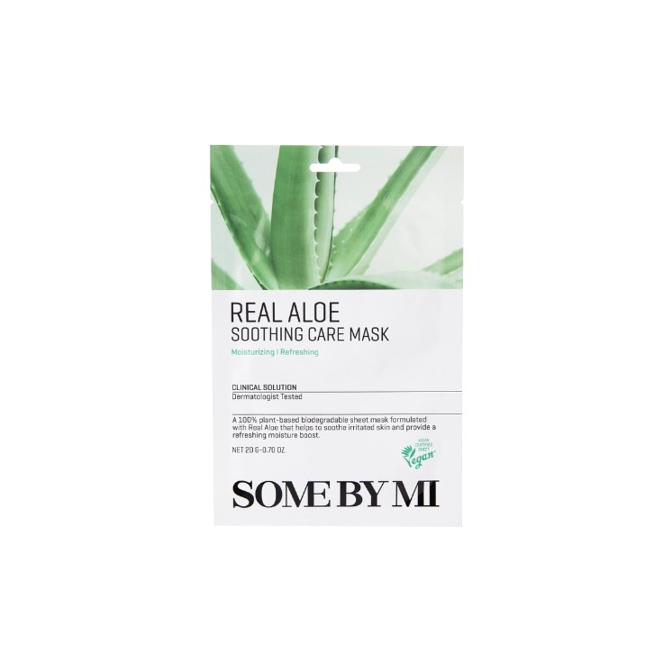Some By Mi Real Aloe Verzachtend Gezichtsmasker 20g