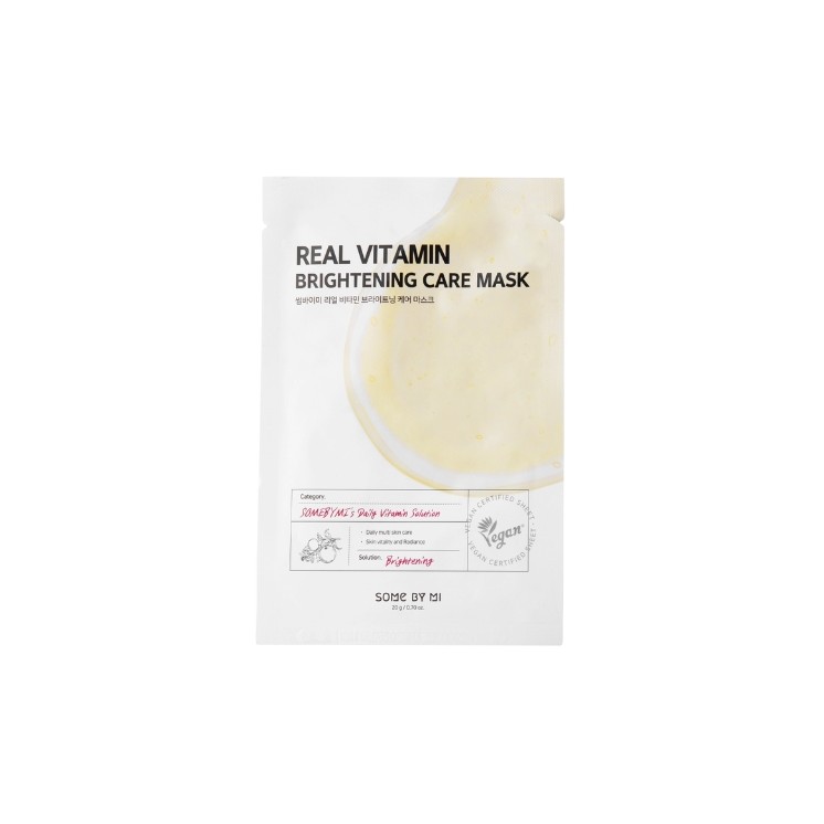 Masque visage éclaircissant aux vitamines Real de Some By Mi, 20 g