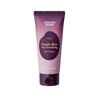Очищувальна паста для вмивання обличчя Purple рисом Eqqualberry 130 г