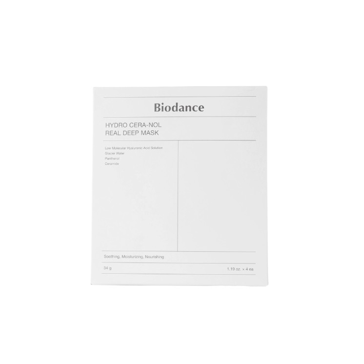 Biodance Hydro Cera-nol Set feuchtigkeitsspendender Collagen-Gesichtsmasken 4 Stück 34 g