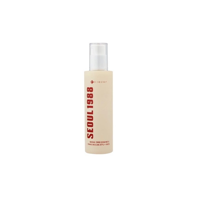 K SECRET SEOUL 1988 Essence : Snail муцин 9 7% + рис Заспокійлива есенція з фільтратом равликового муцину та рисом 100 мл