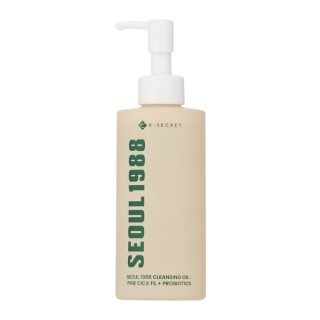 K- SECRET SEOUL 1988 Reinigingsolie: Pine Cica 1% + Probiotica Make-upremoverolie 200 ml