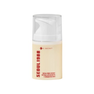 K- SECRET SEOUL 1988 Cream : Retinal Liposome 1% + Fermented Rice Firming Cream with Retinal 50 ml