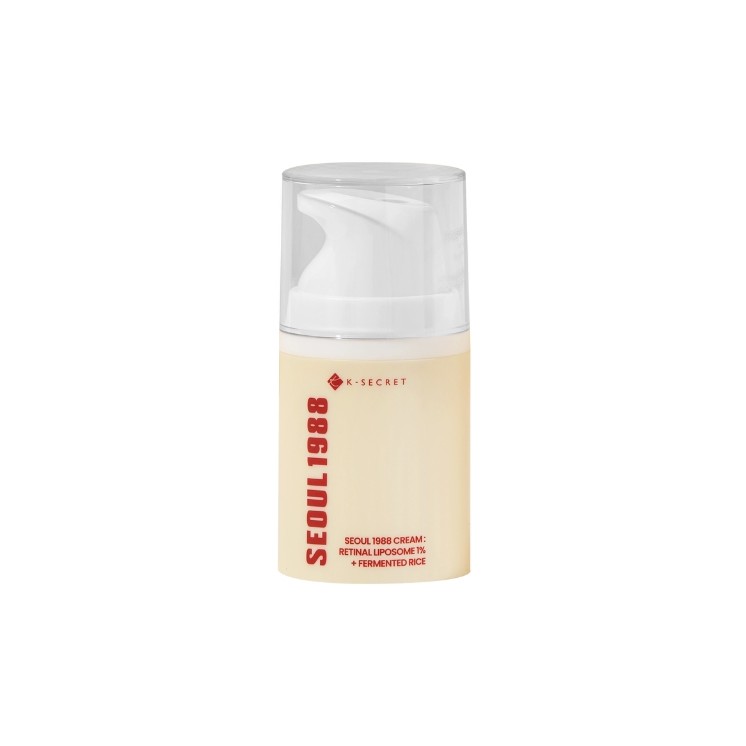 K- SECRET SEOUL 1988 Cream : Retinal Liposome 1% + fermentierter Reis, straffende Creme mit Retinal, 50 ml
