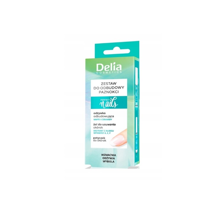 Kit de restauration d'ongles 3 en 1 Delia Perfect Nails