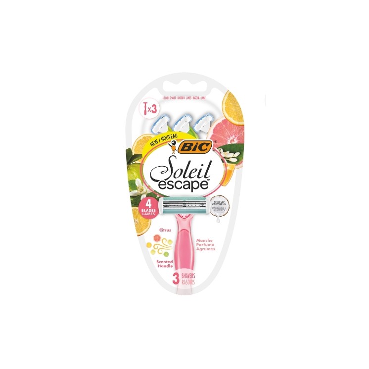 Набір з 3 бритв BIC Soleil Escape Citrus