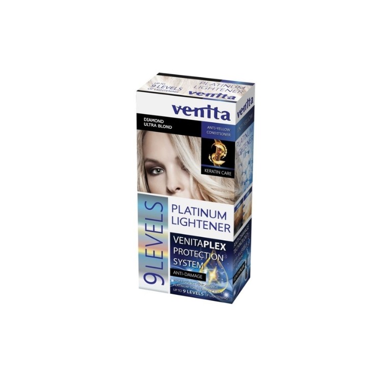 Venita 9 Levels Platinum Lightener Éclaircissant 9 tons pour cheveux 125 ml