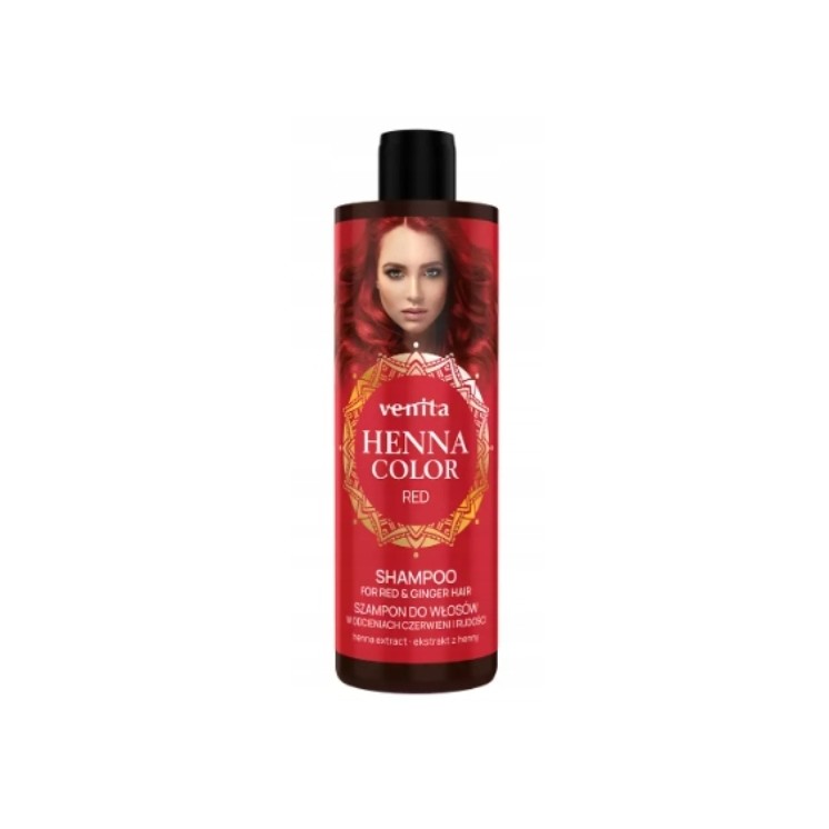 Venita Henna Color Red Shampoo voor rood en gember haar 300 ml