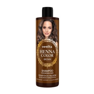 Venita Henna Color Brown Shampoo voor bruin haar 300 ml
