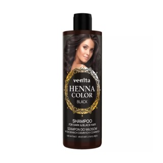 Venita Henna Color Black Shampoo voor donker en zwart haar 300 ml