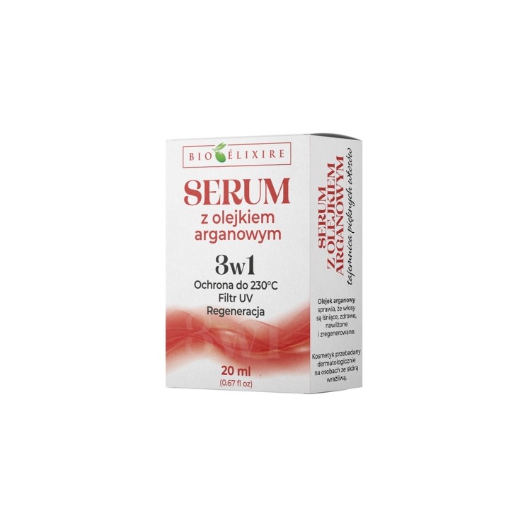 Sérum capillaire à l'huile d'argan BioElixire Protection UV et régénération 20 ml