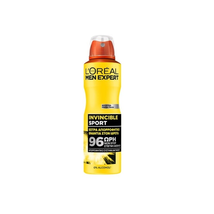 L'oreal Men Expert Déodorant avec spray'u Invincible Sport 150 ml