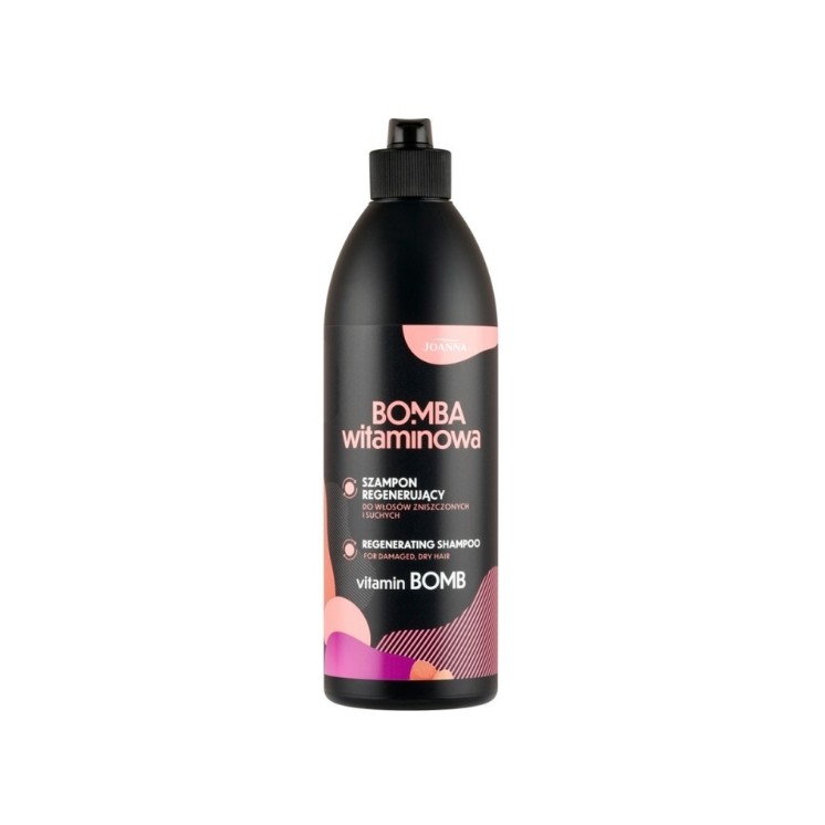 Joanna Vitamin Bomb Shampoing Régénérant pour Cheveux 500 ml