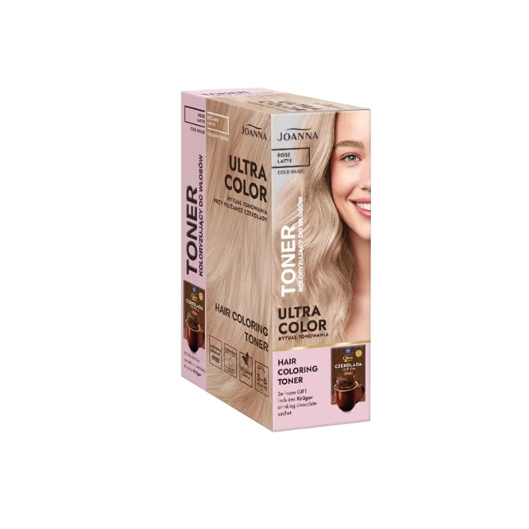 Тонік для волосся Joanna Ultra Color Rose latte 100 г