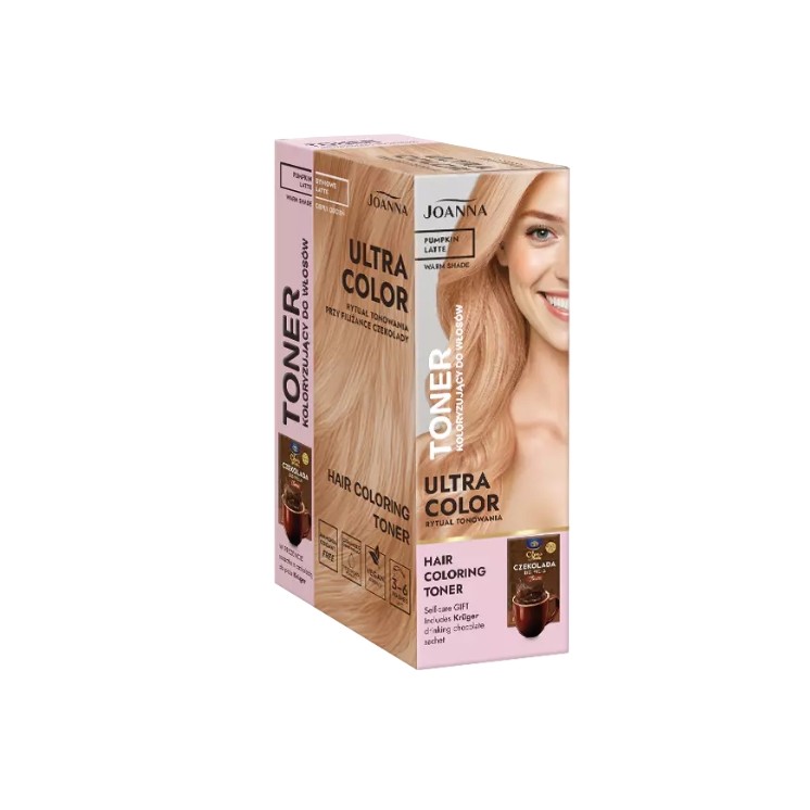 Тонік для волосся Joanna Ultra Color Гарбузовий latte 100 г