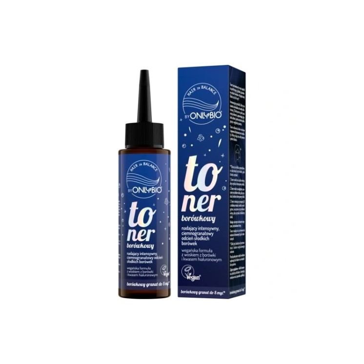 Тонік для волосся OnlyBio Hair in Balance з чорницею 100 мл