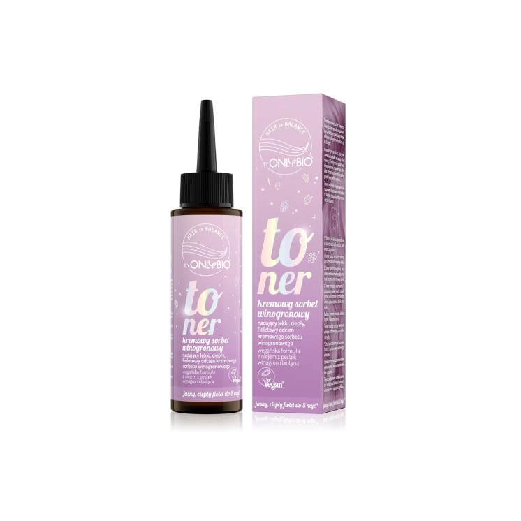 Кремовий тонік для волосся з виноградним Sorbet OnlyBio Hair in Balance 100 мл