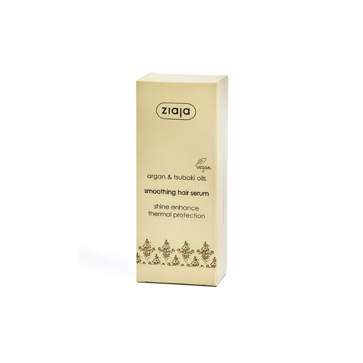 Sérum lissant pour cheveux Ziaja Argan Satin aux huiles d'argan et de tsubaki 50 ml